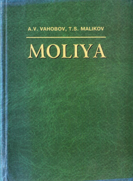 Moliya — Alisher Vosiqovich Vahobov